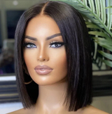 Virgin Straight Bob Wig - High Definition Invisible Lace - Wigs By Sya