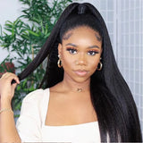 Virgin Kinky Straight Ponytail - Wigs By Sya