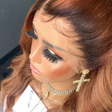 Ombré Pumpkin Light Waves Wigs - Wigs By Sya