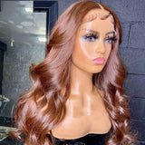 Light Brown Chocolate Body Waves Wig - Wigs By Sya