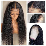 Water Waves Middle Part Natural Wig - Wigs By Sya
