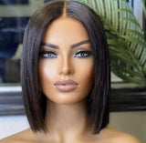 Virgin Straight Bob Wig - High Definition Invisible Lace - Wigs By Sya