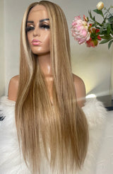 Light Ash Blonde Highlight Wig - Wigs By Sya