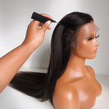 Natural Kinky Straight Wig - Wigs By Sya