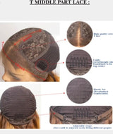 Bombshell Brunette Straight Bob - Invisible HD Lace - Wigs By Sya