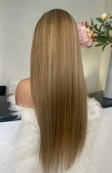 Light Ash Blonde Highlight Wig - Wigs By Sya