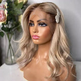 Blonde Ombré Light Waves Wig - Wigs By Sya