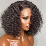 Virgin Curly Bob Wig - High Definition Invisible Lace - Wigs By Sya
