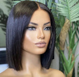 Virgin Straight Bob Wig - High Definition Invisible Lace - Wigs By Sya