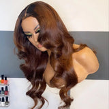 Light Brown Body Waves Wigs - Wigs By Sya