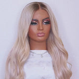 Platinum Ombre Body Waves Wig - Wigs By Sya