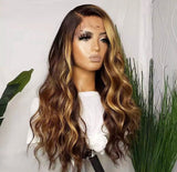Highlight Beeline Honey Wavy Wig - Wigs By Sya