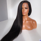 Natural Kinky Straight Wig - Wigs By Sya