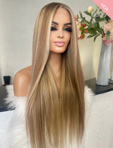 Light Ash Blonde Highlight Wig - Wigs By Sya