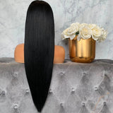 Jet Black Straight Wig with Bang - Wigs By Sya