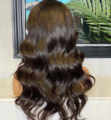 Natural Super Body Wave Wig - HD Invisible Lace - Wigs By Sya