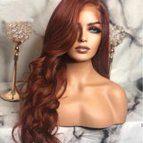 Auburn Body Waves Wig - Wigs By Sya