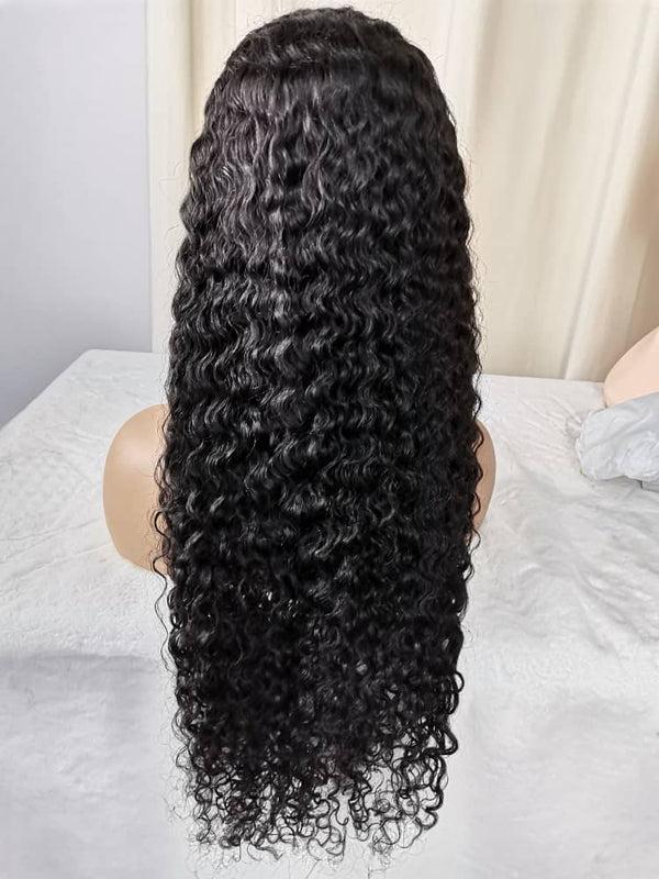 Virgin Water Waves Wig - T Middle Part Lace - Wigs By Sya