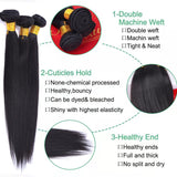 12A Grade Virgin Straight 1 Bundle - Wigs By Sya