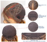 Virgin Kinky Straight Wig - Middle Part Lace - Wigs By Sya