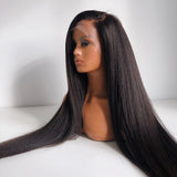 Natural Kinky Straight Wig - Wigs By Sya