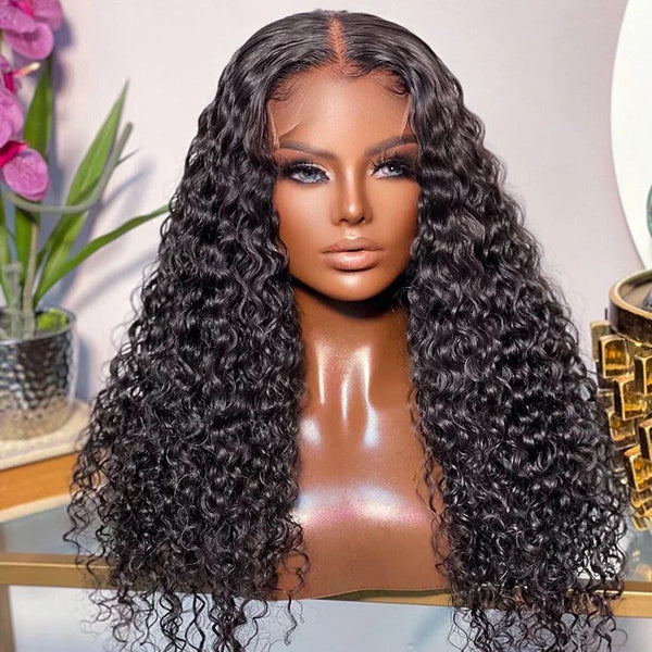 Afro Kinky Natural Curly Wig | T Middle Part Lace - Wigs By Sya