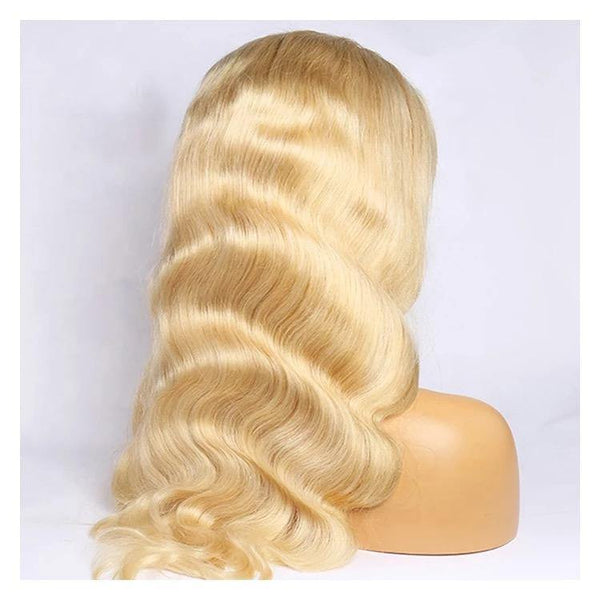 Blonde Body Waves Brazilian Hair Wig - Transparent Lace - Wigs By Sya