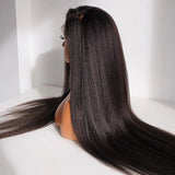 Premium Virgin Brazilian Kinky Straight Hair Wig - Full Lace - Wigs By Sya