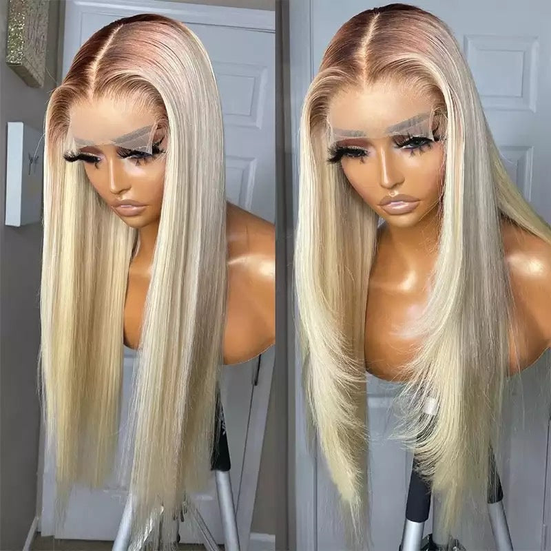 Blonde Ombre Straight Wig - Wigs By Sya