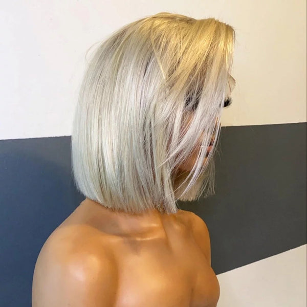 Platinum Ombré Straight Wig - Wigs By Sya