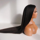 Kinky Straight Middle Part Lace Wig - Wigs By Sya