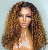 Caramel Ombre Wig - Invisible HD Front Lace - Wigs By Sya