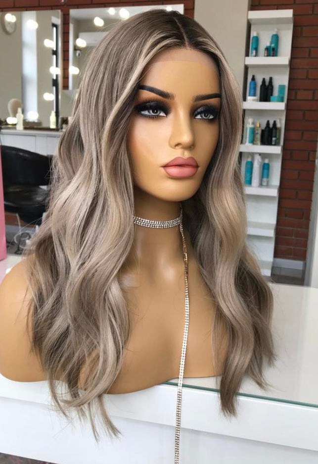 Most Platinum Highlight Wig - Invisible HD Front Lace - Wigs By Sya