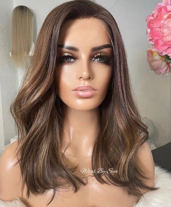 Golden Cinnamon Natural Wave Wig - Wigs By Sya