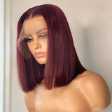 Burgundy Straight Wig - Wigs By Sya