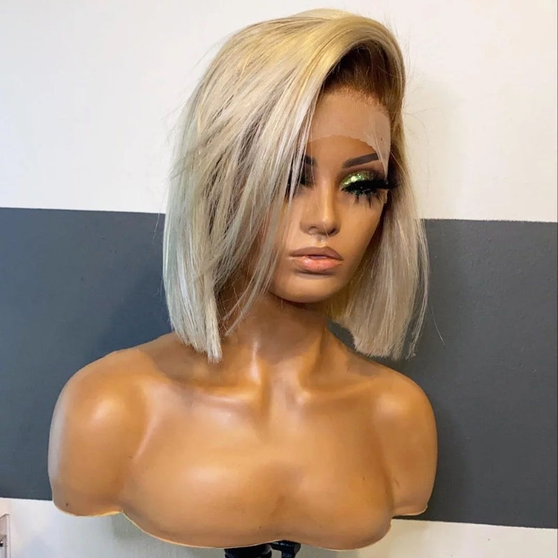 Platinum Ombré Straight Wig - Wigs By Sya
