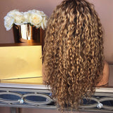 Caramel Ombré  Curly Wig - Wigs By Sya