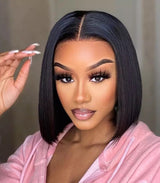 Virgin Straight Bob Front Lace Wig - HD Invisible Lace - Wigs By Sya